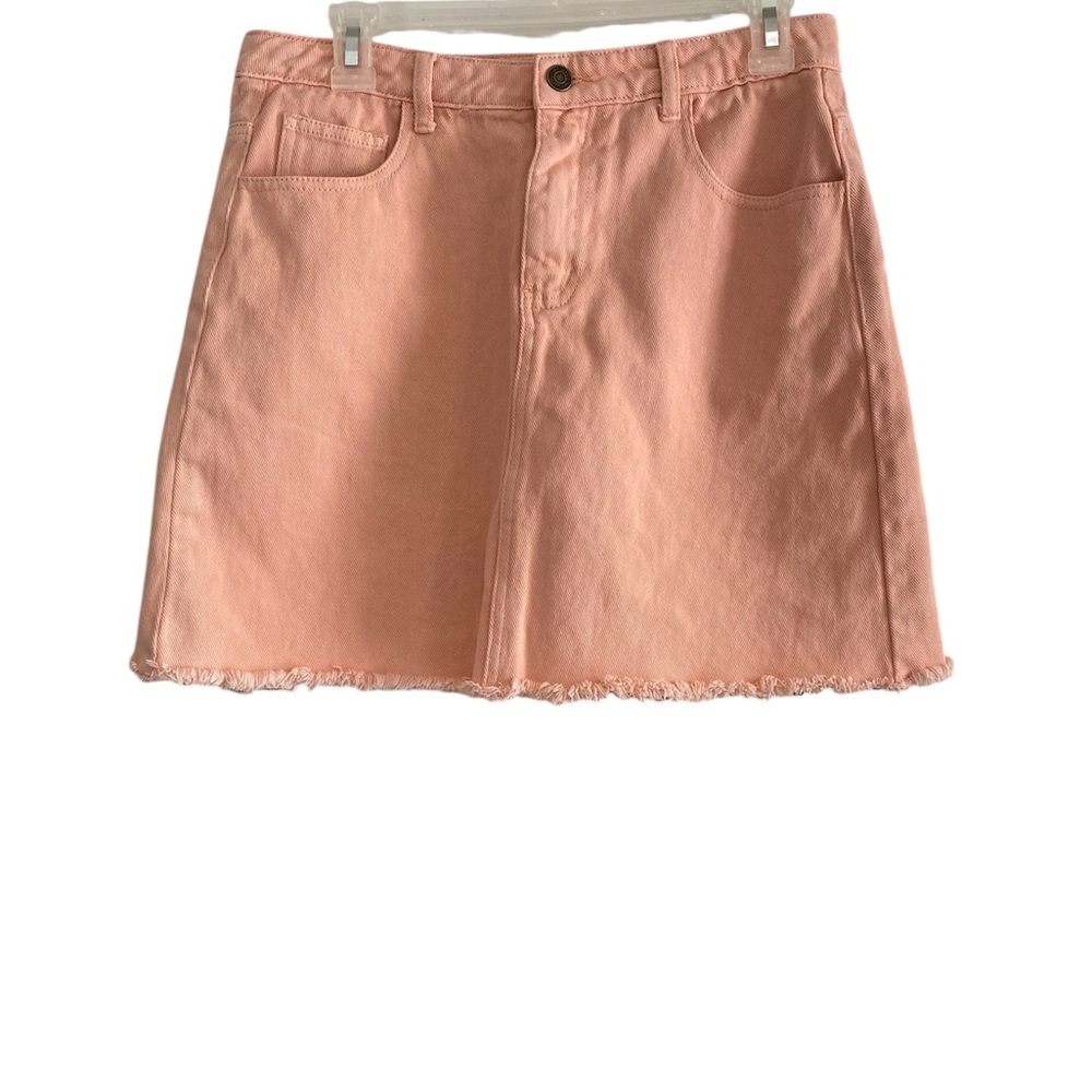 Sadie & Sage Women’s Medium Peach Denim Skirt